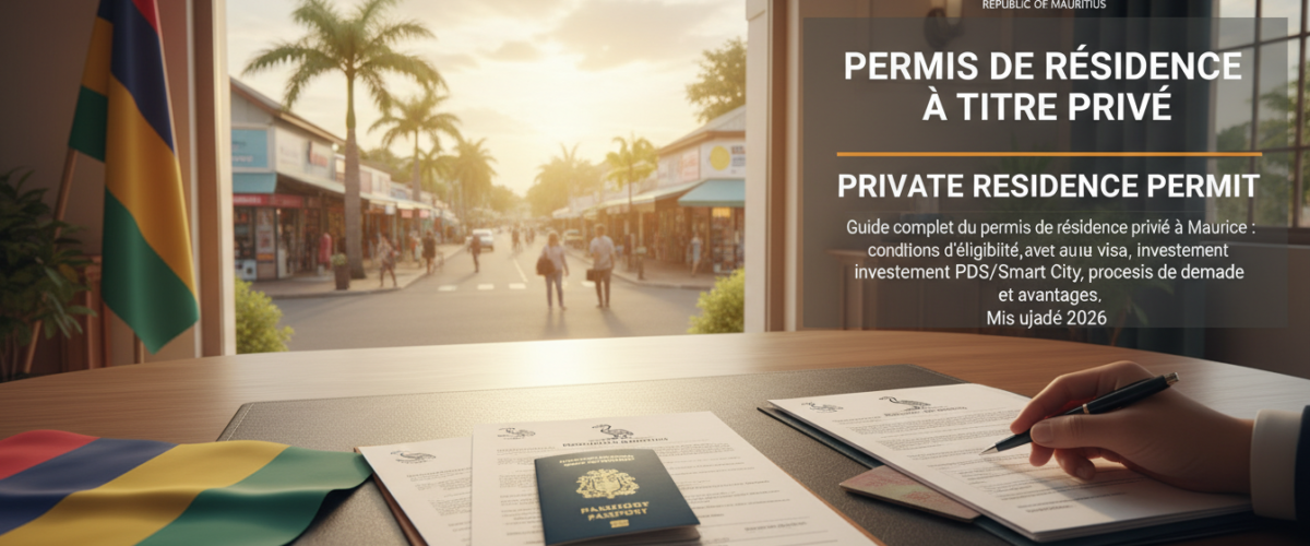 Permis de Résidence à Titre Privé à Maurice (Residential Permit)