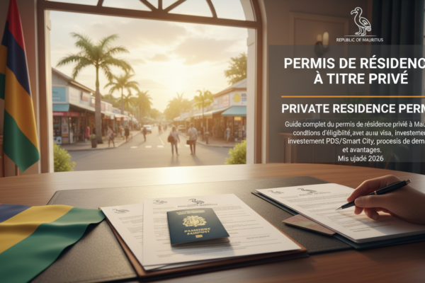 Permis de Résidence à Titre Privé à Maurice (Residential Permit)