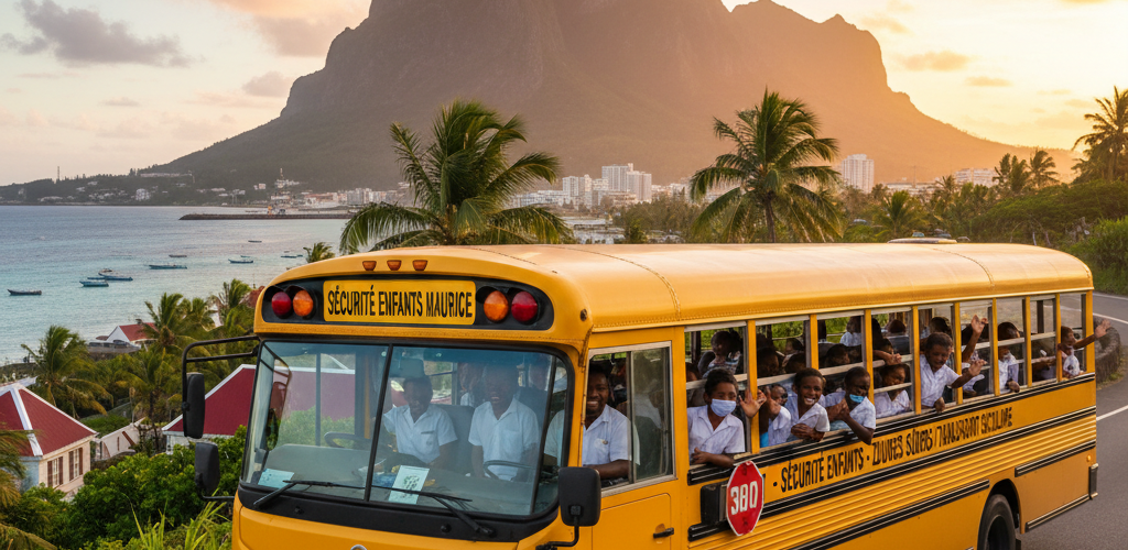 Sécurité Enfants à Maurice : Zones Sûres et Transport Scolaire