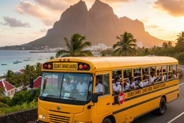 Sécurité Enfants à Maurice : Zones Sûres et Transport Scolaire
