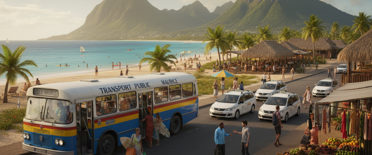 Transports Publics à Maurice : Bus et Taxis