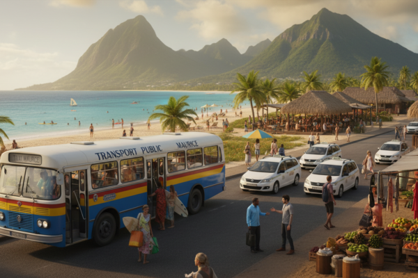 Transports Publics à Maurice : Bus et Taxis