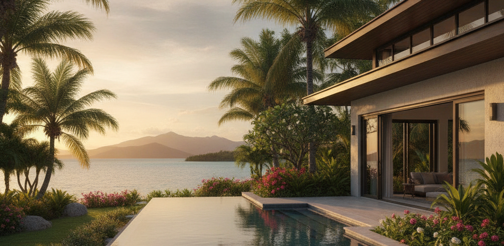 Villa de luxe avec piscine à Maurice, fiscalité immobilière des acheteurs étrangers